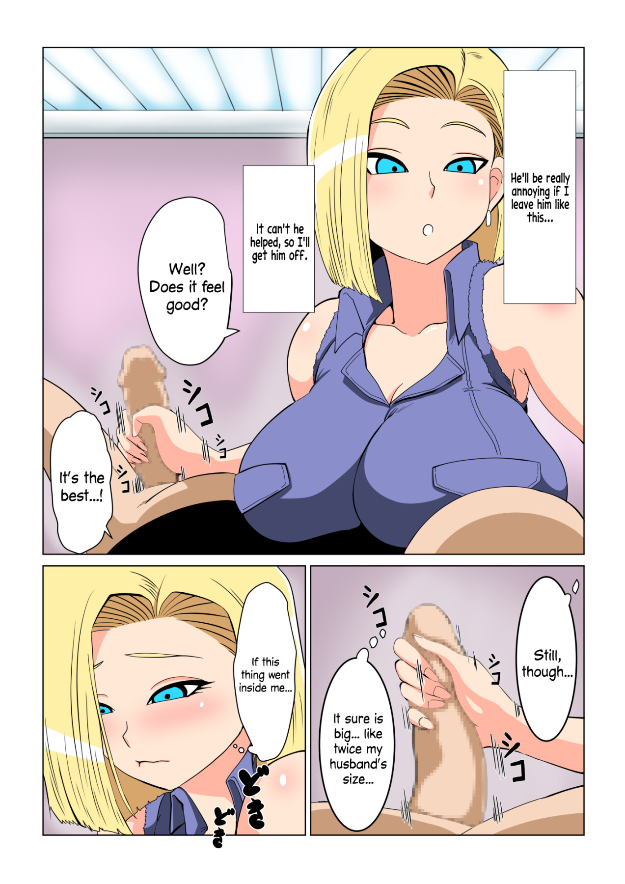 Hentai Manga Comic-DRAGON-HOLE Blonde Housewife Edition-Read-5